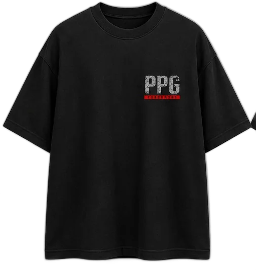 Camiseta Oversized PPG, frente